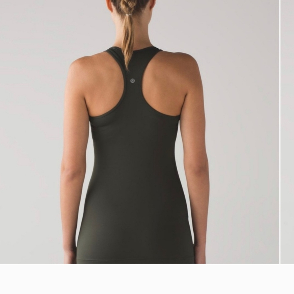 Lululemon Cool Racerback Luxtreme Gator Green